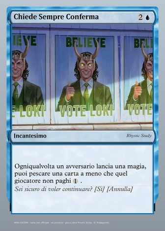 Chiede Sempre Conferma