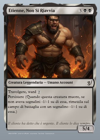 Etienne, Non Si Riavvia