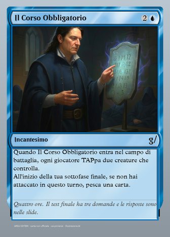 Il Corso Obbligatorio
