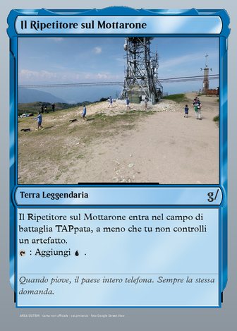 Il Ripetitore sul Mottarone