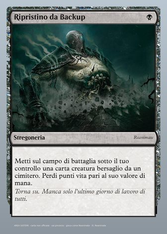 Ripristino da Backup
