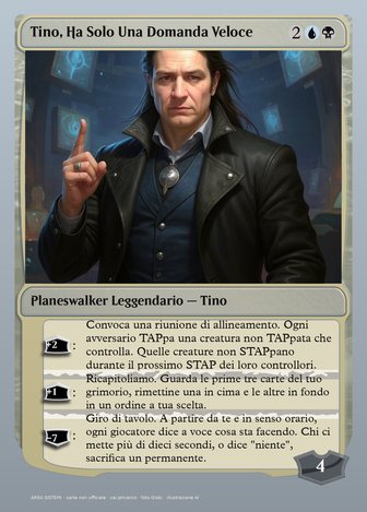 Tino, Ha Solo Una Domanda Veloce
