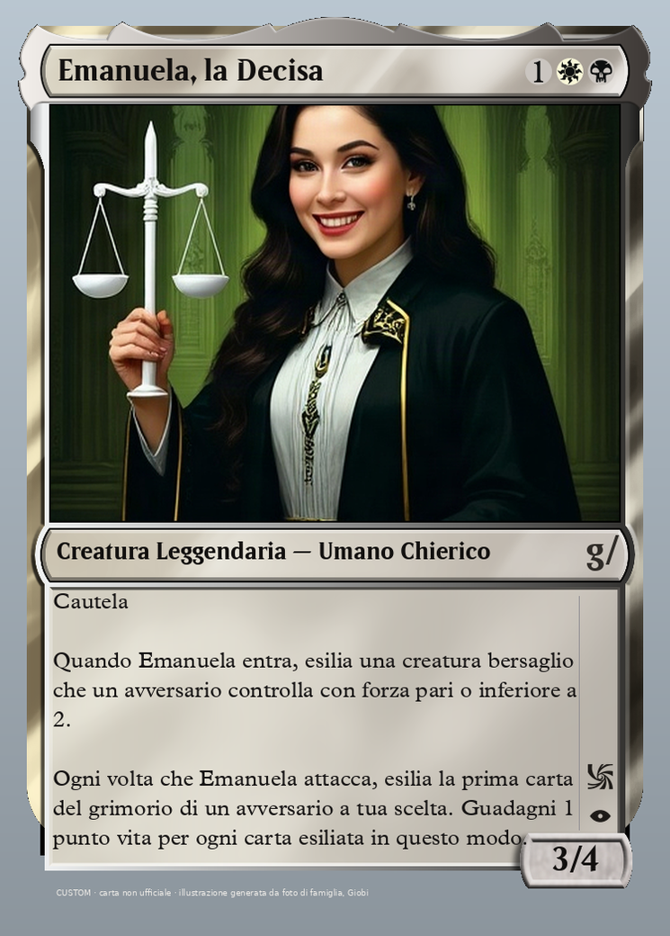 Emanuela, la Decisa